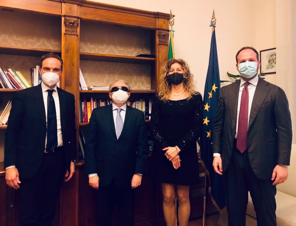 Disabilità. Urraro, Zinzi e Colombo in visita dal Ministro Stefani: "Tanti progetti per la Campania, il ministro sarà presto da noi".